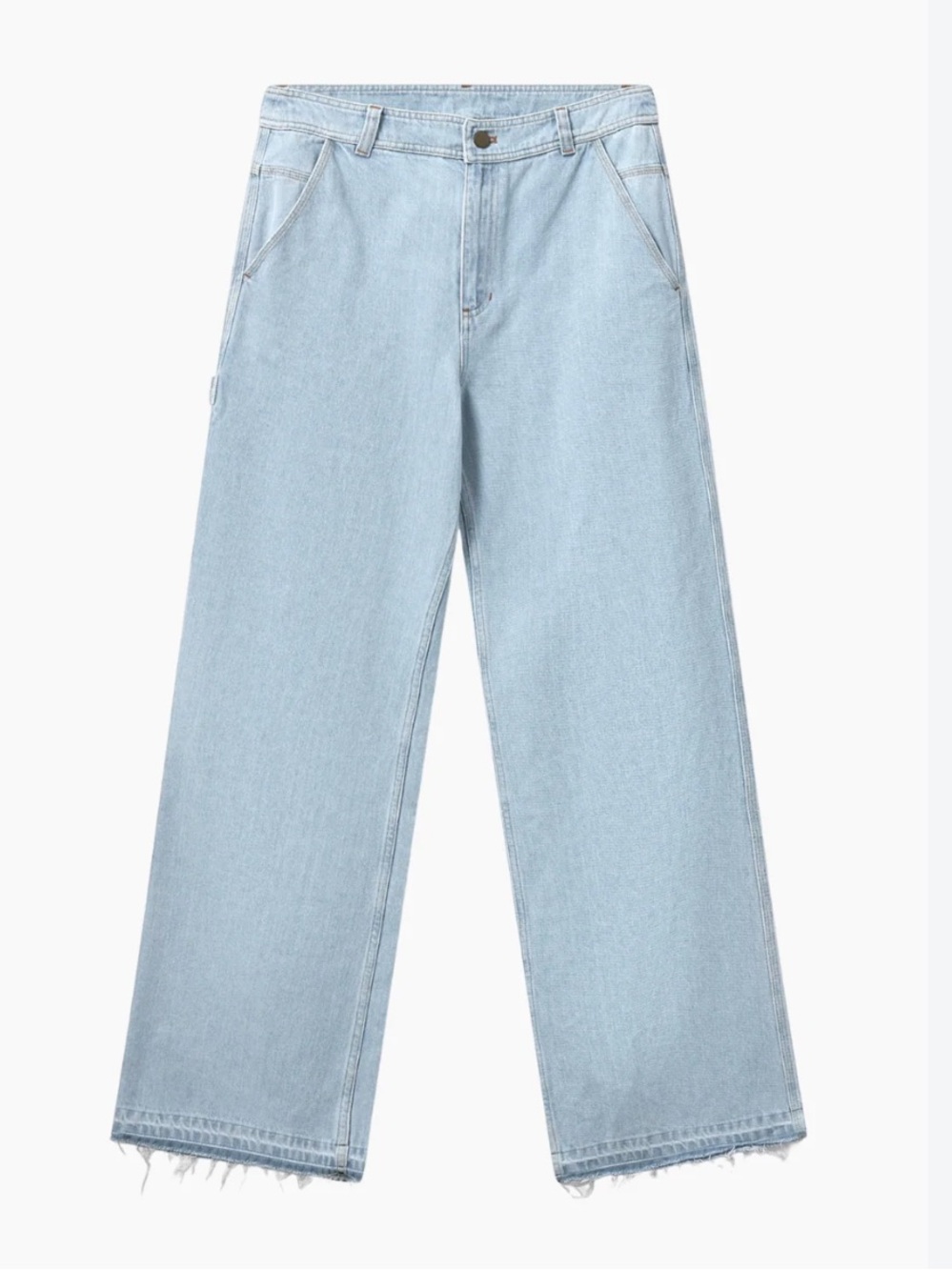 H2O Fagerholt Aljinz Jeans Light Blue Denim Oversized Baggy Wide Leg